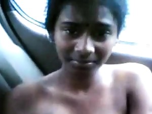 tamil girl involving car go-go with her bf